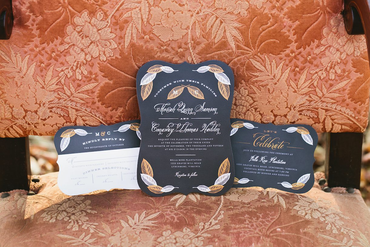Leaf Invitations