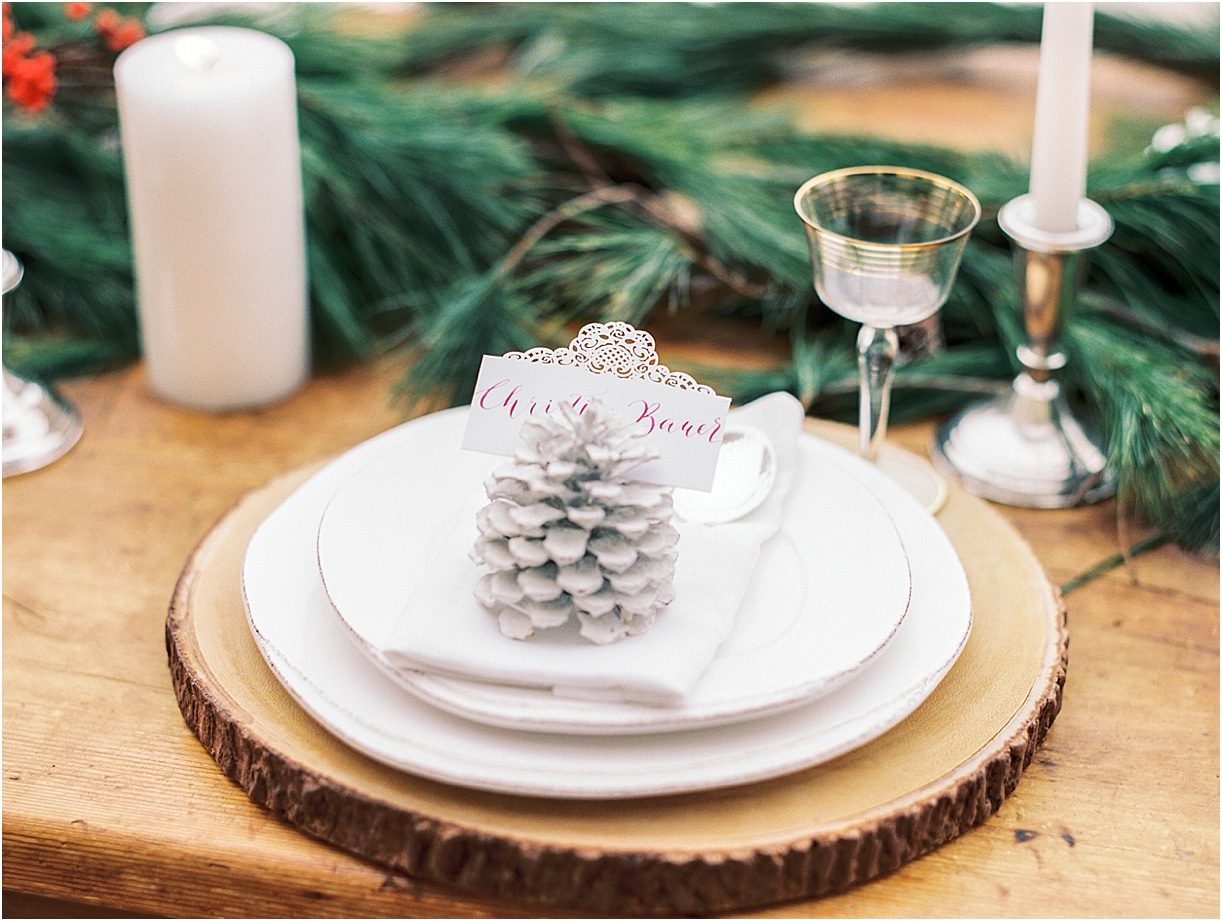 Christmas Wedding Tablescape