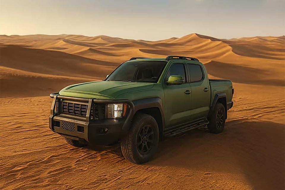 Kia Tasman military rendering – Kia Special Vehicle