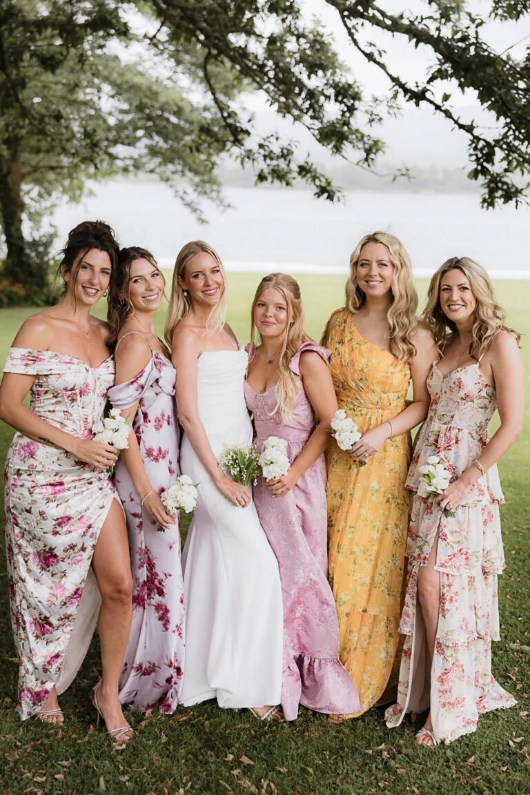 40 Real Bridal Parties Who Rocked Mix & Match Bridesmaids Dresses