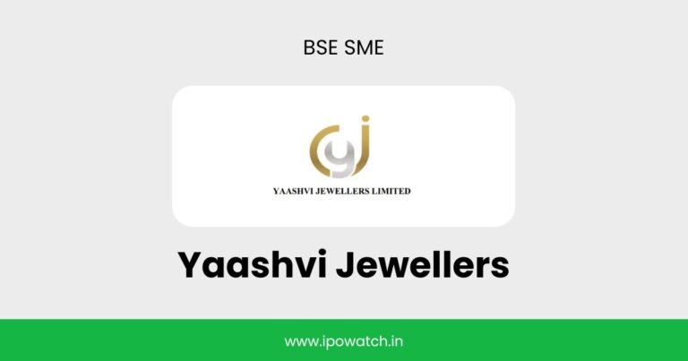 Yaashvi Jewellers IPO Listing – IPO Watch