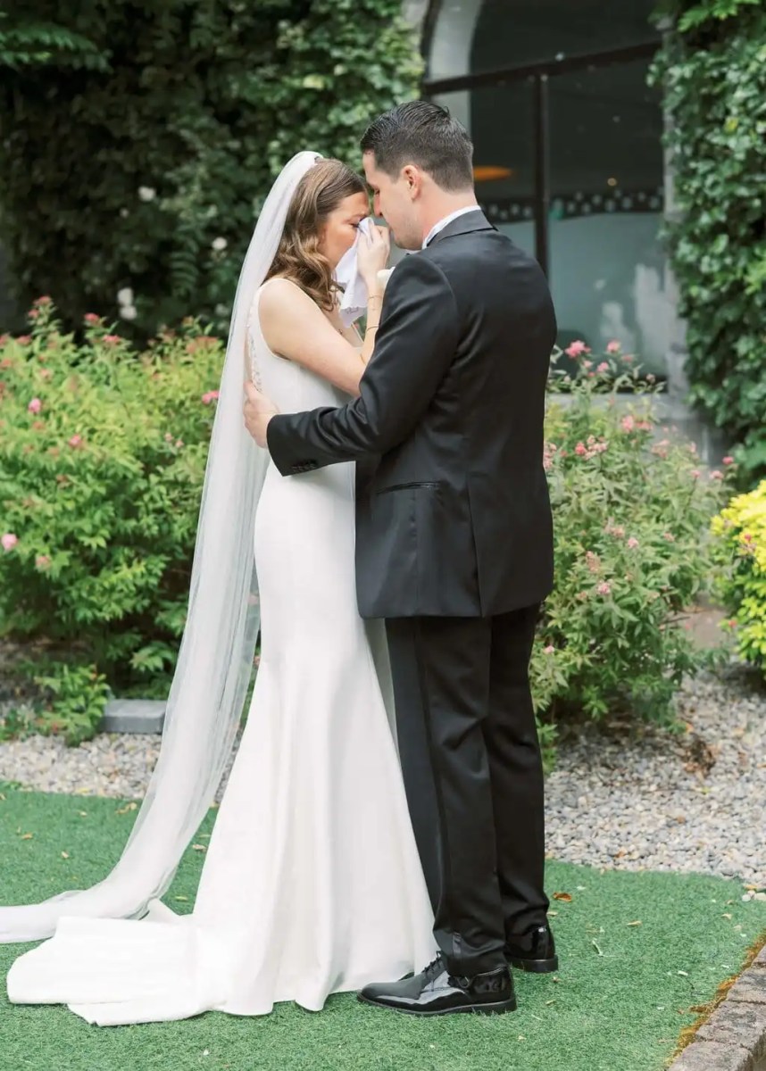 First Look Photo by couple