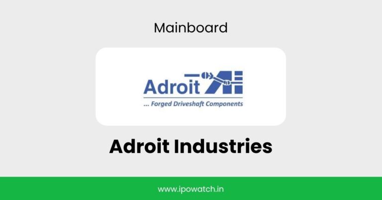 Adroit Industries IPO Recommendation: Apply or Avoid? – IPO Watch