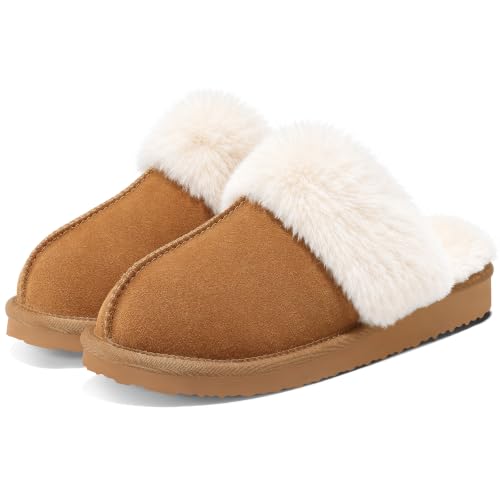 Fuzzy Memory-Foam Slippers