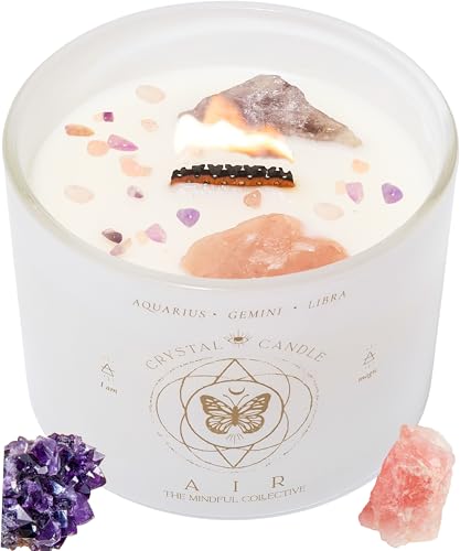 Air Sign Crystal Candle