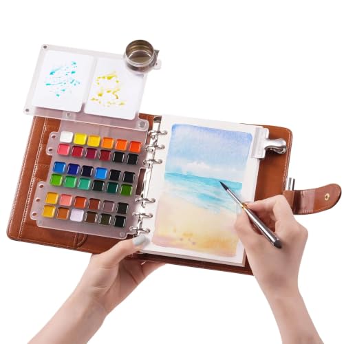 Compact Watercolor Sketchbook Set