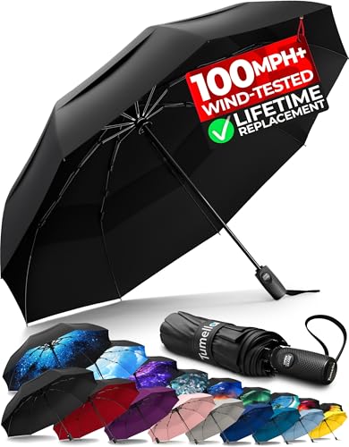 Tumella Windproof Travel Umbrella