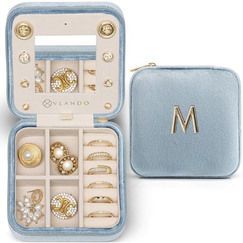 Monogrammed Travel Jewelry Case