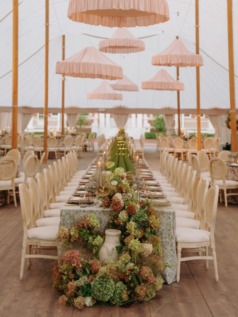 An Early Autumn Affair The place a Sailcloth Tent Turned a Lowcountry Living Room