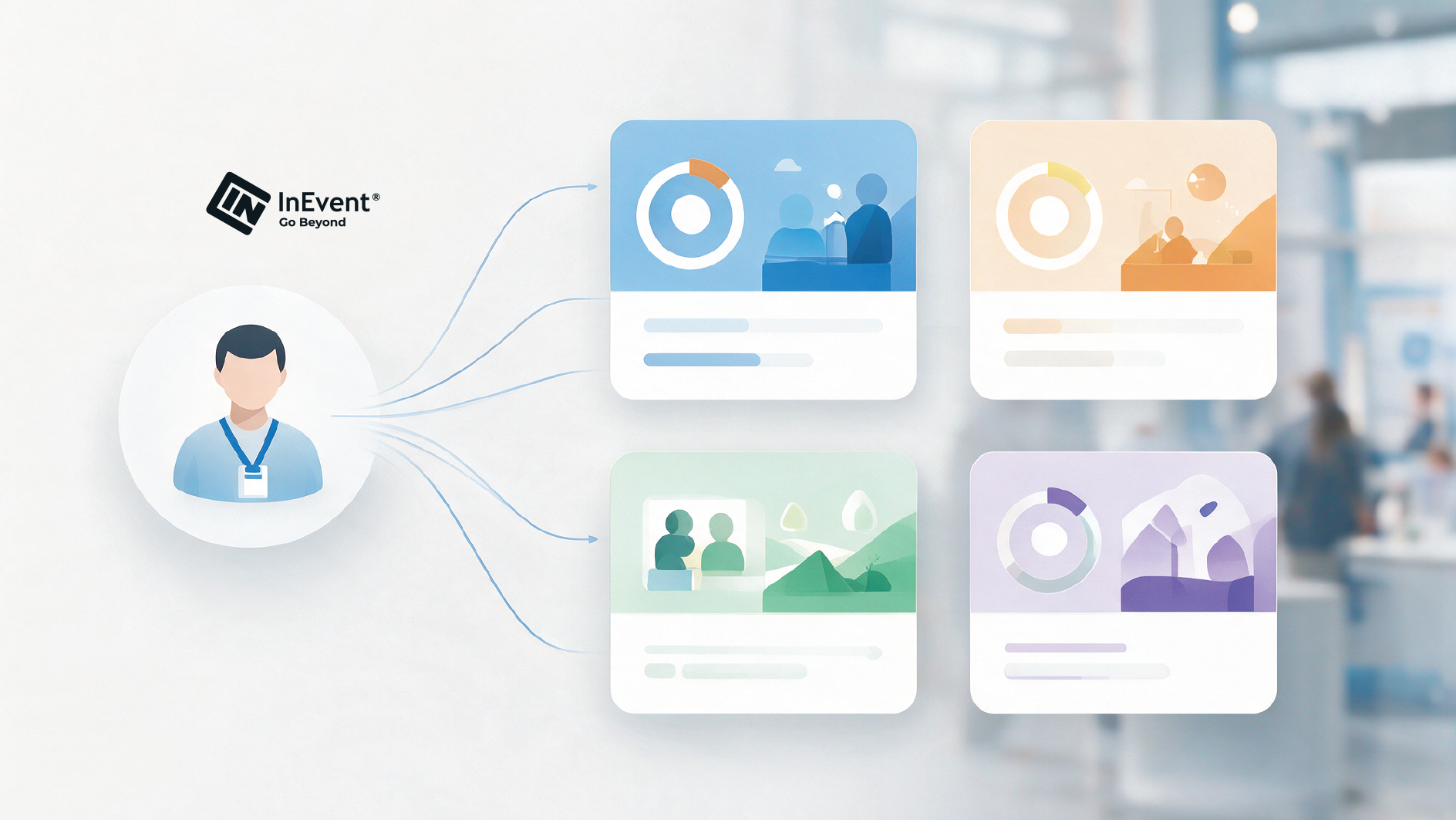 Personalization engine matching attendees to relevant sessions