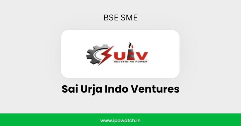 Sai Urja IPO Subscription Status – IPO Watch