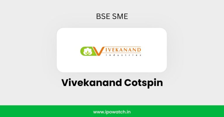 Vivekanand Cotspin IPO Listing – IPO Watch