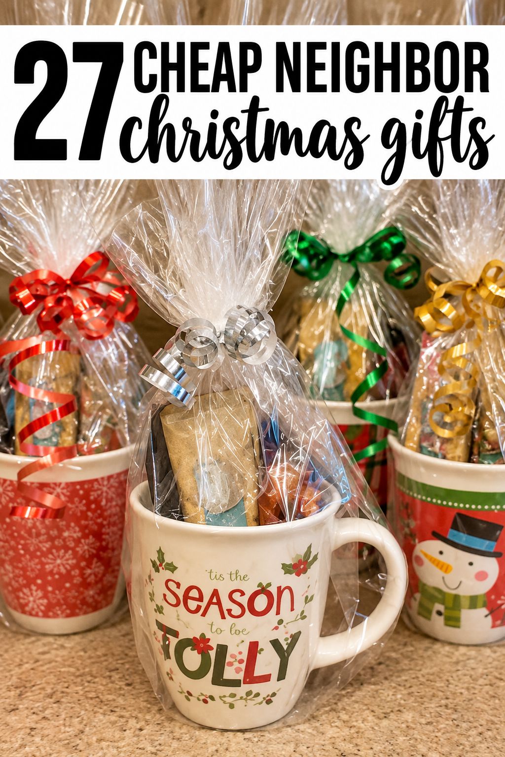 Christmas mug with hot cocoa