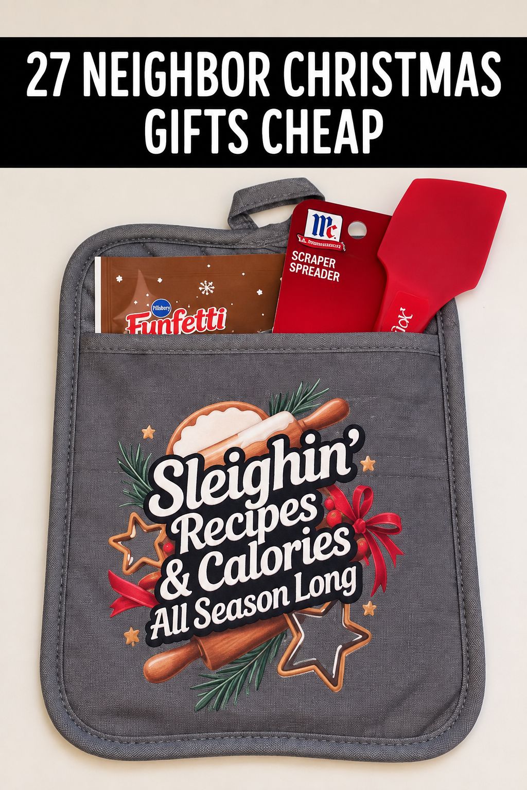 Oven mitt baking kit