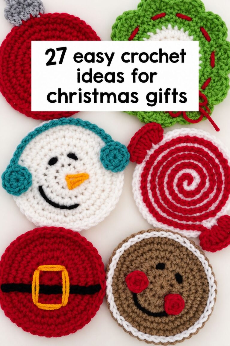 17 Easy Crochet Christmas Gifts, Each With a Video Tutorial – Love & Lavender