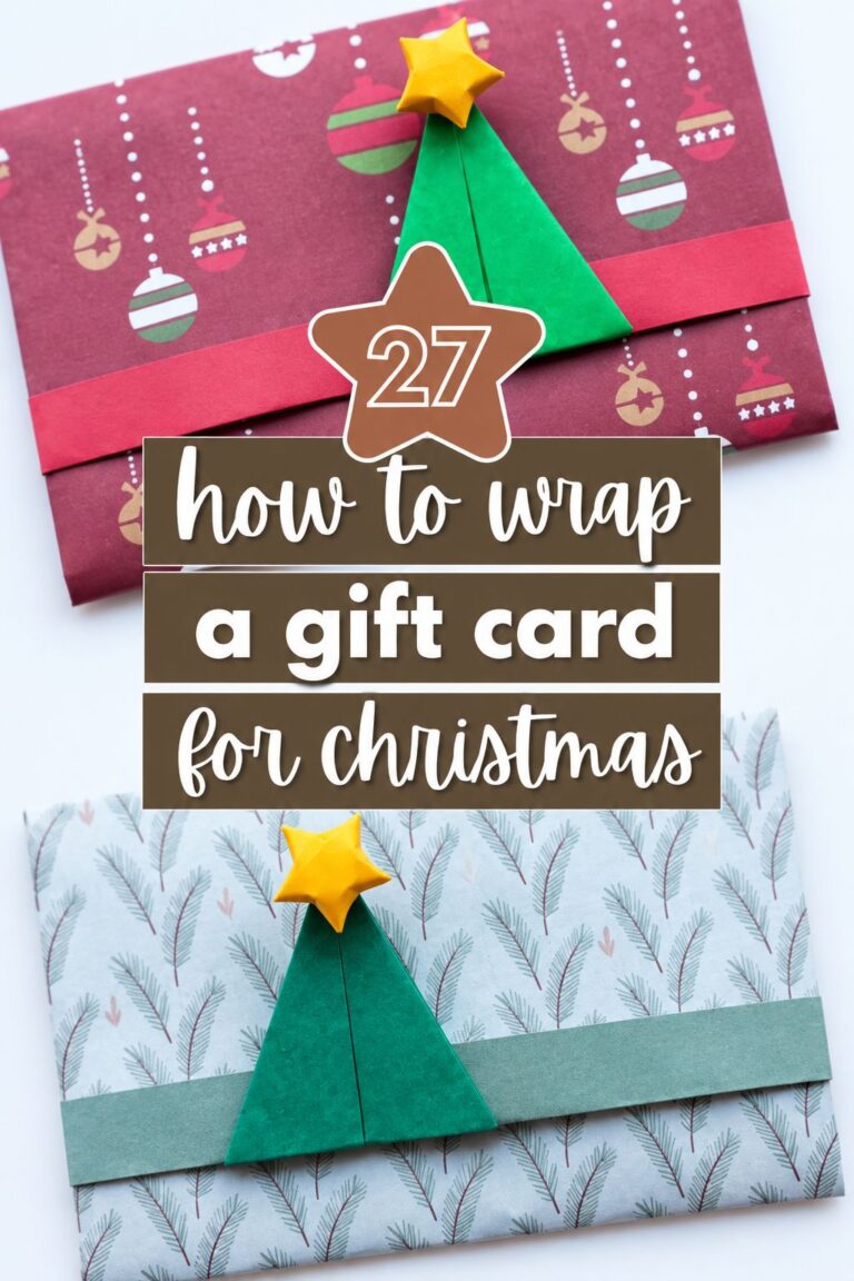17 Ways to Wrap a Gift Card for Christmas (With Videos) – Love & Lavender