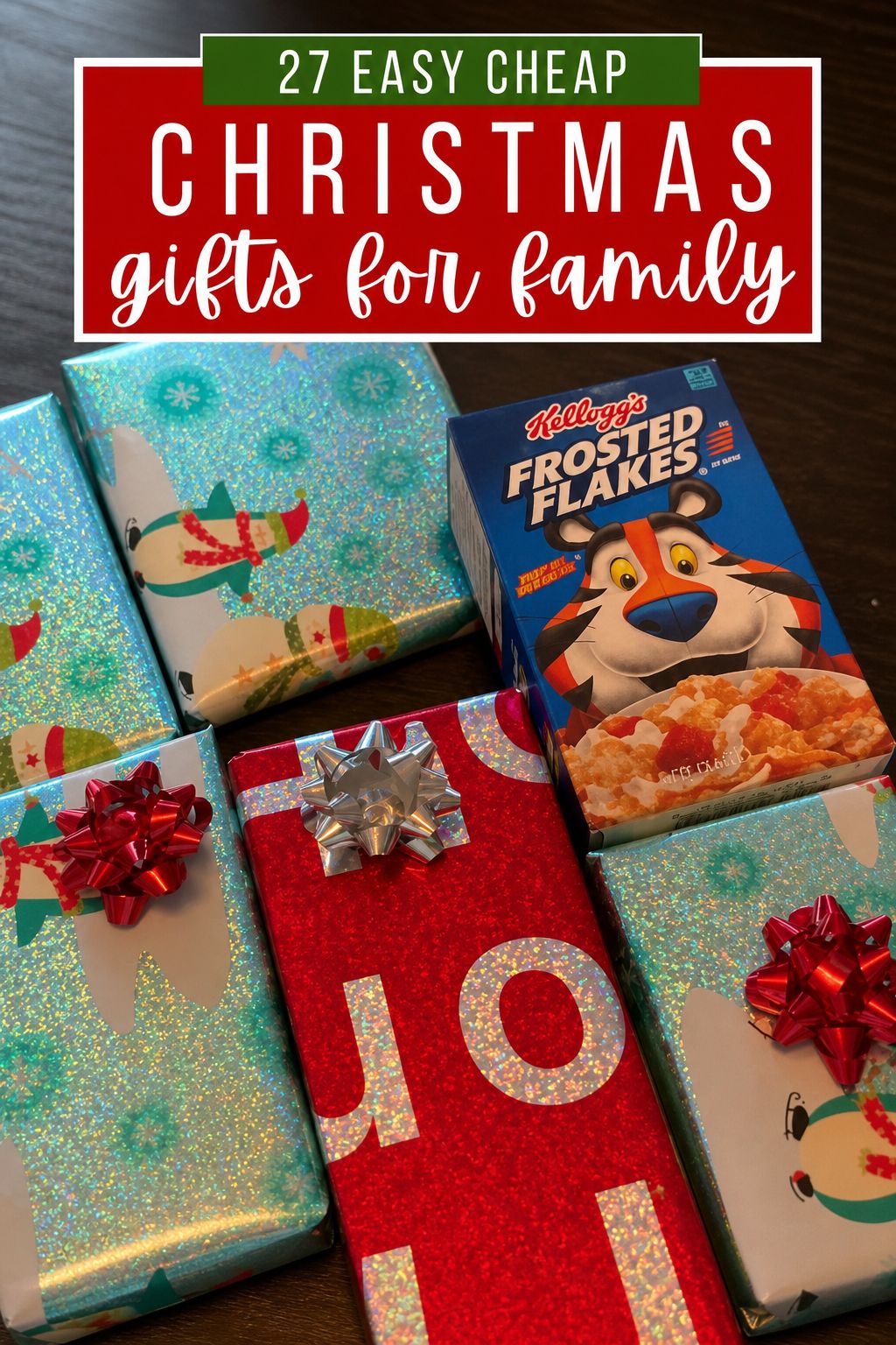 Their Favorite Treat Cereal as a cheap Christmas gift for family