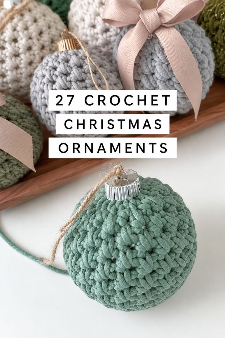 26 Crochet Christmas Ornaments for Your Tree, With Free Templates and Tutorials – Love & Lavender