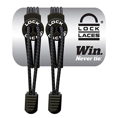 Black Elastic Shoelace Fastener