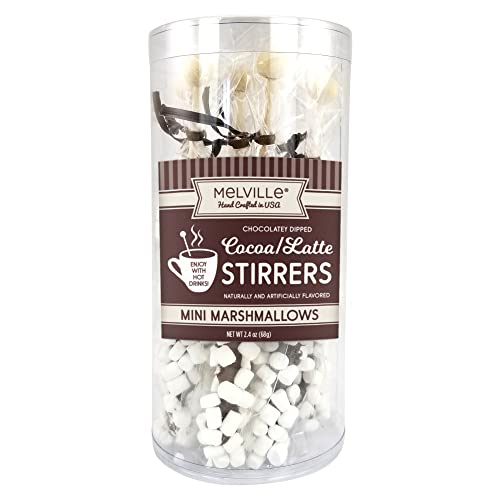 Chocolate Stirrers With Marshmallows