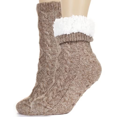 Sherpa Lined Slipper Socks