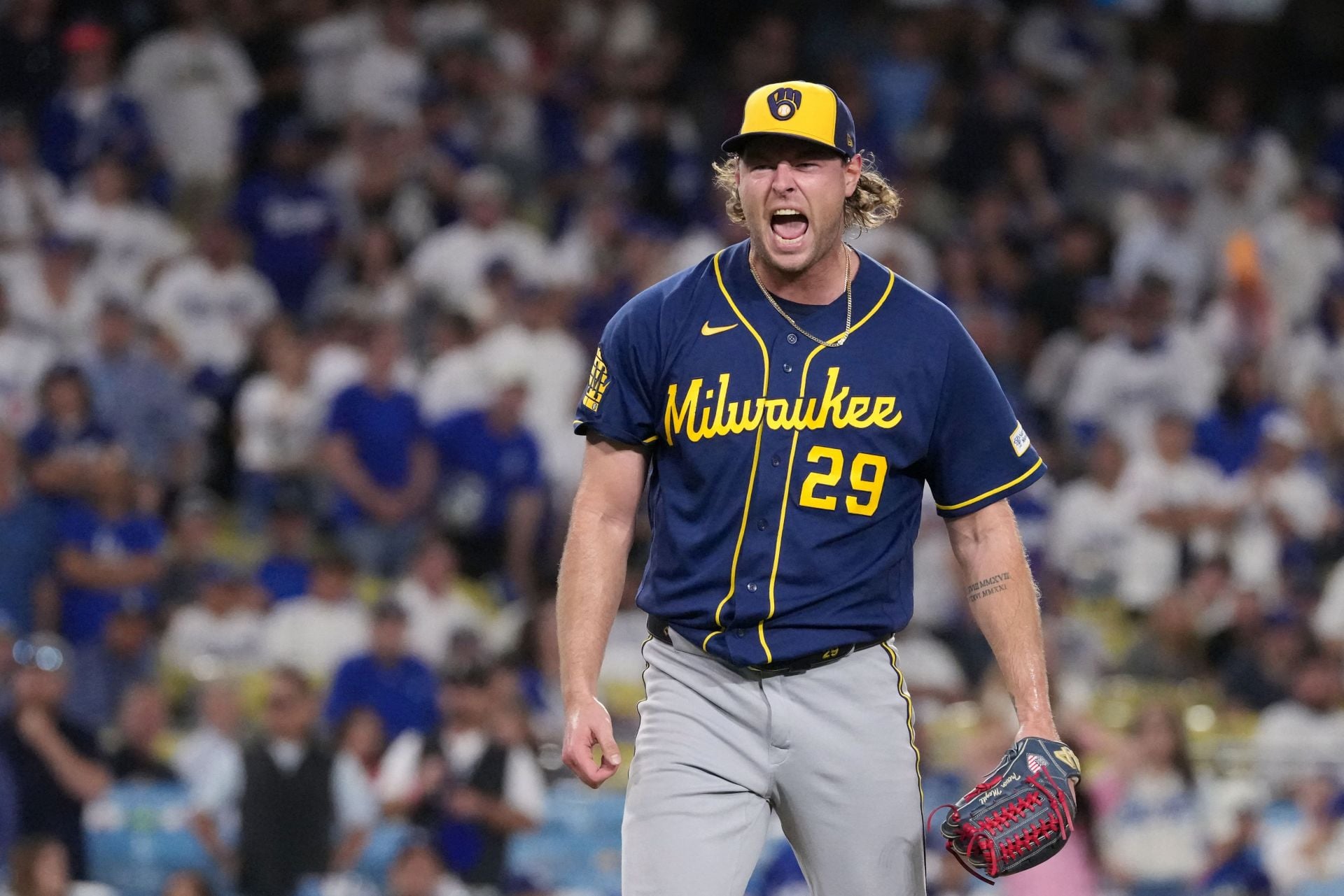 Milwaukee Brewers closer Trevor Megill could be traded in the offseason - Source: Imagn
