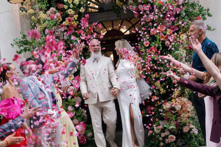 A Retro London Wedding & 70s Inspird Disco | Helaina Storey