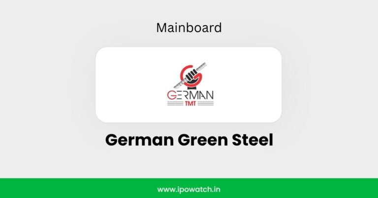 German Green Steel IPO Date, Review, Price, Allotment Details – IPO Watch