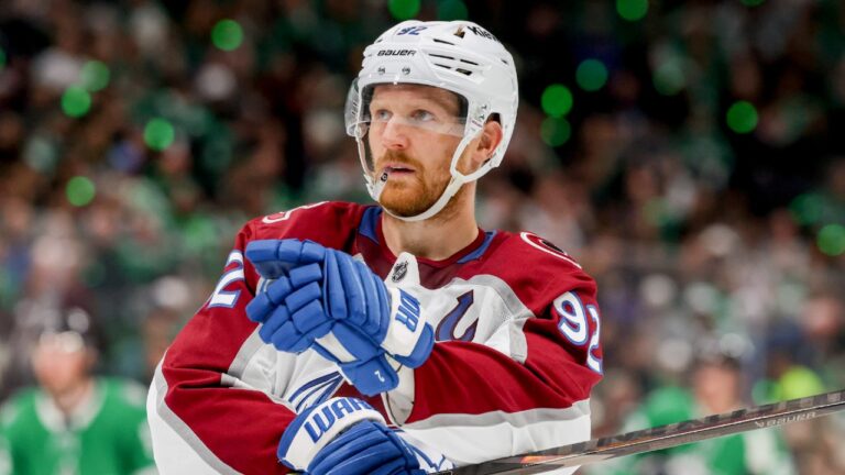 ‘Heartbreak on the road’: Gabriel Landeskog talks comeback, sweep, Makar, Alfredsson