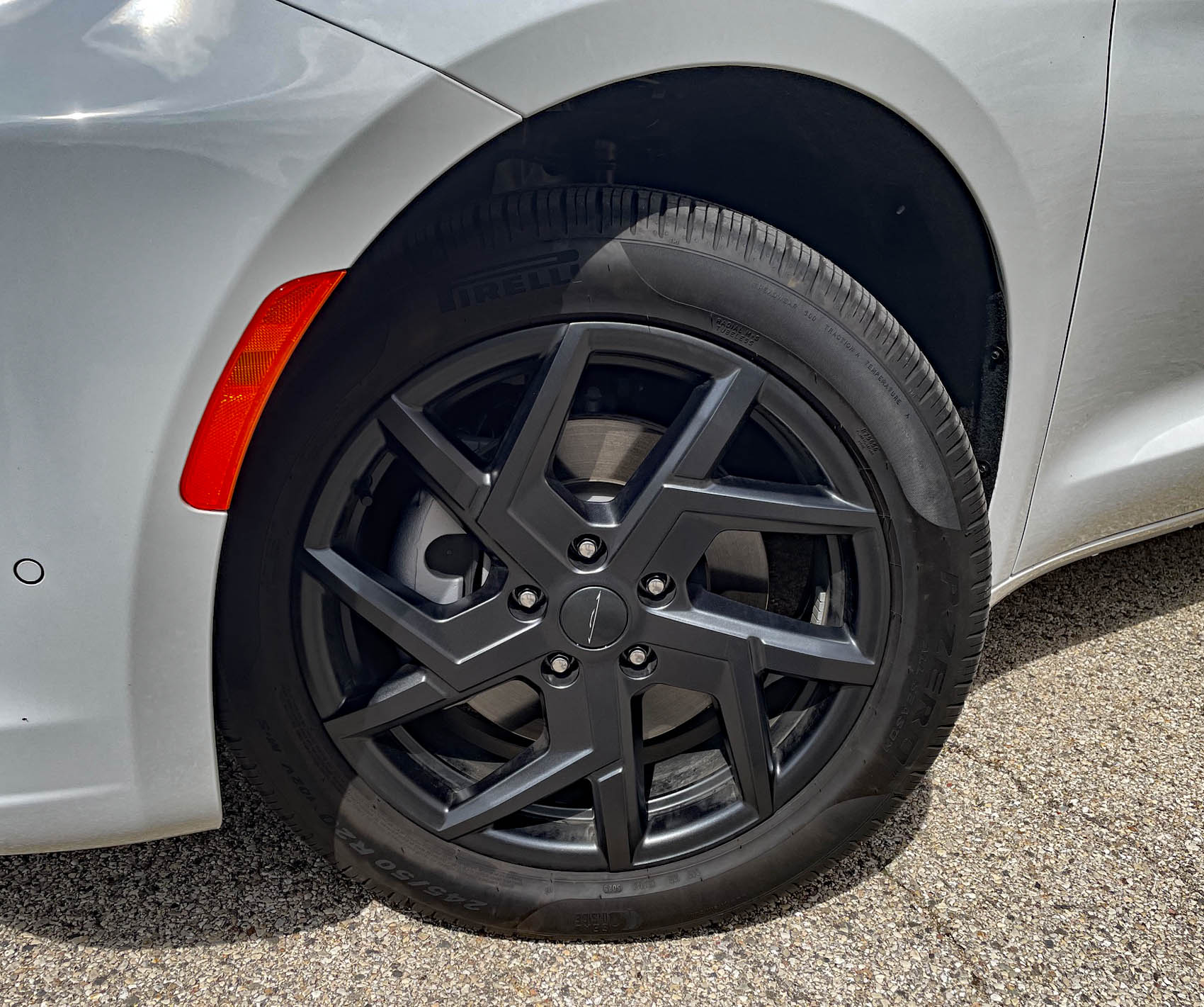 2027 Chrysler Pacifica Limited in Bright White with S Appearance Package, black wheels, wheels, detail,