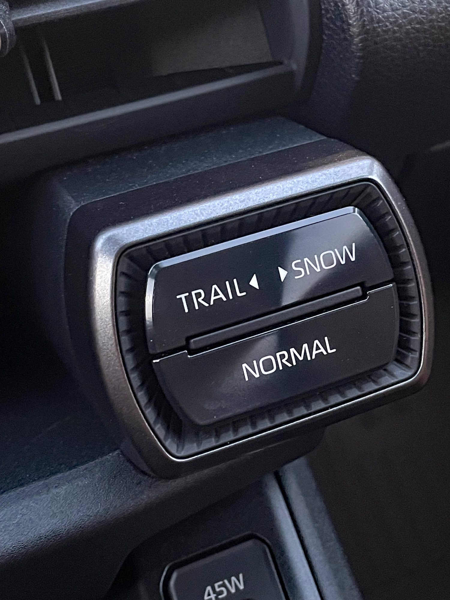 2026 Toyota RAV4 Woodland PHEV in Urban Rock, drive mode selector,