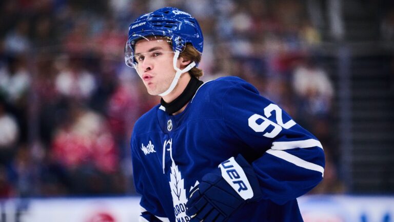 Maple Leafs’ Gavin McKenna talks benching, Tavares damage