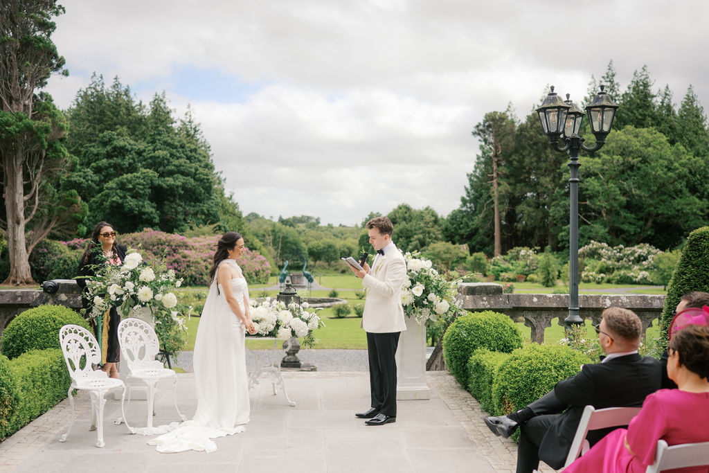 Wedding photography at Markree Castle, Sligo, Ireland.
