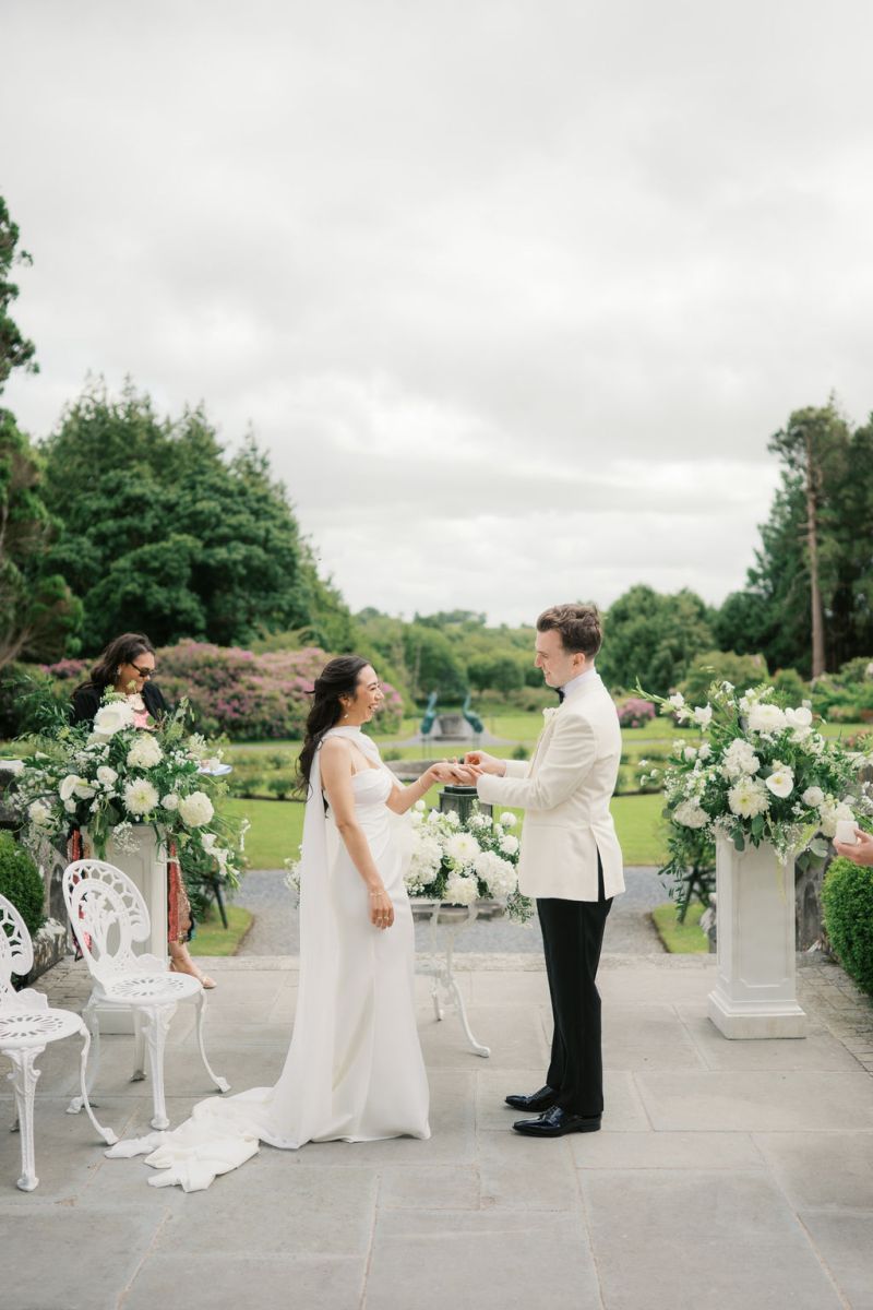 Wedding photography at Markree Castle, Sligo, Ireland.