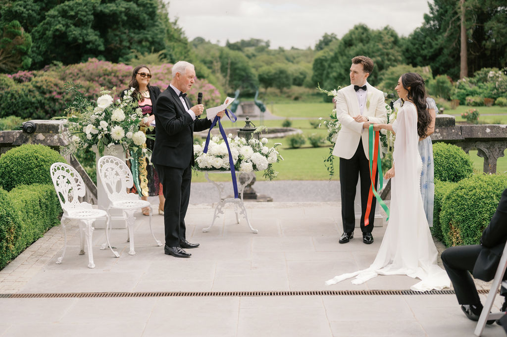 Wedding photography at Markree Castle, Sligo, Ireland.