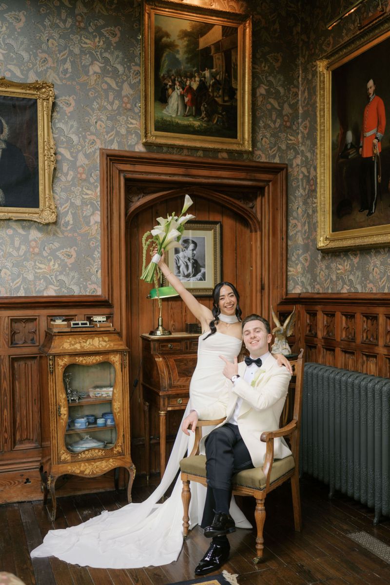 Wedding photography at Markree Castle, Sligo, Ireland.
