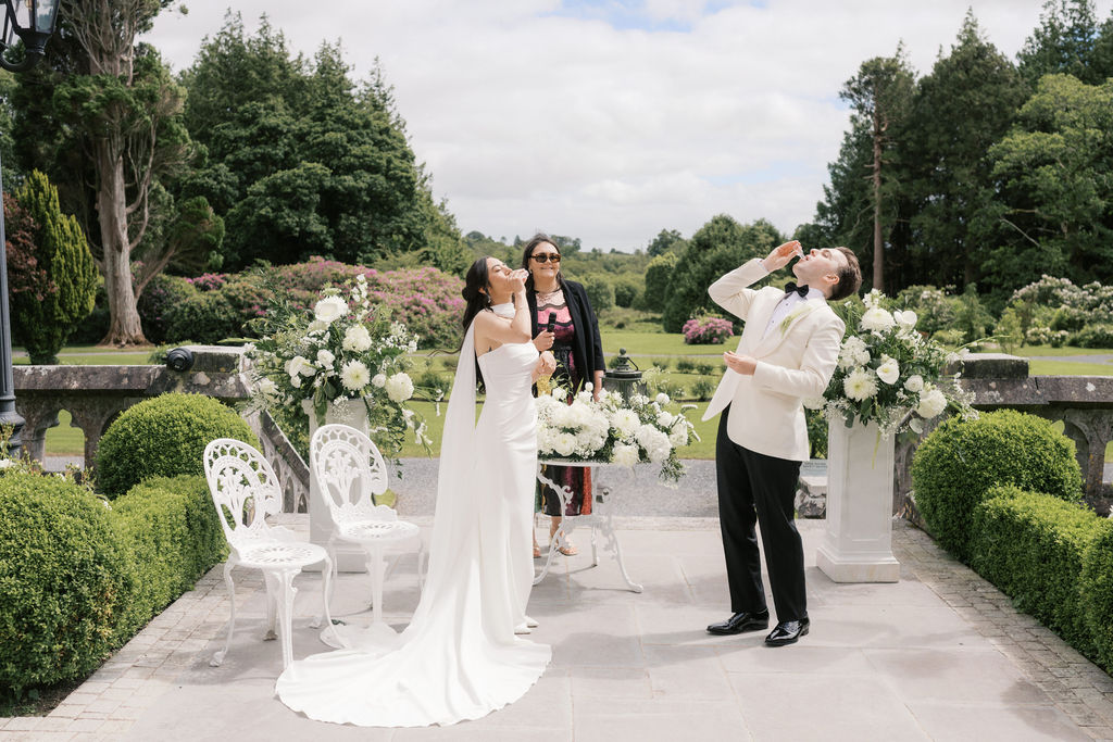 Wedding photography at Markree Castle, Sligo, Ireland.