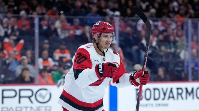 NHL Roundup: Hurricanes beat Flyers in OT for his or her first win as Aho scores twice