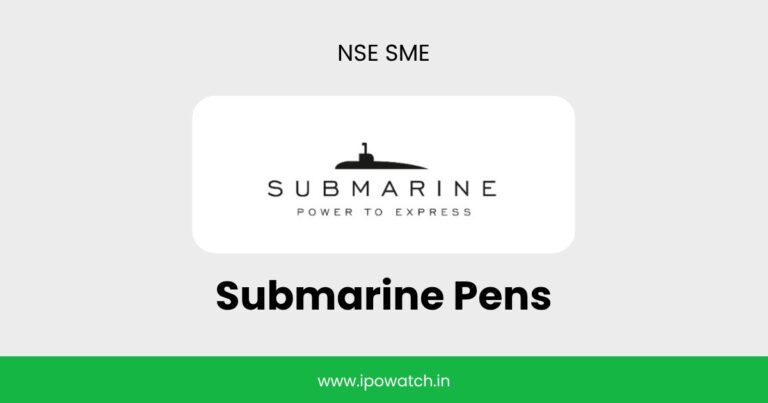 Submarine Pens IPO Date, Review, Price, Allotment Details – IPO Watch