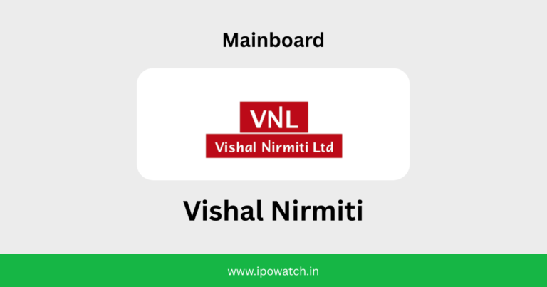 Vishal Nirmiti IPO Listing – IPO Watch