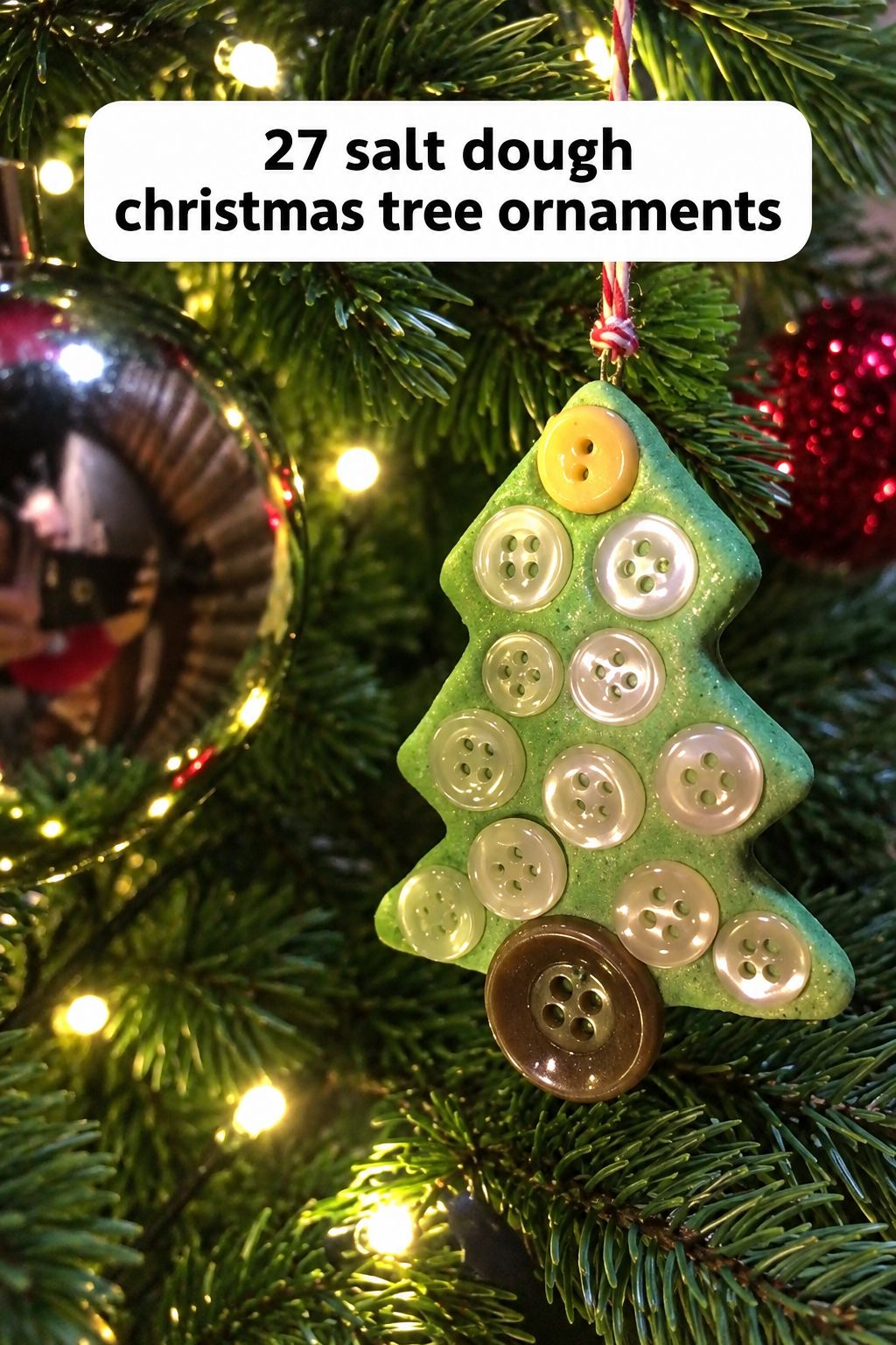 button ornament christmas ornaments
