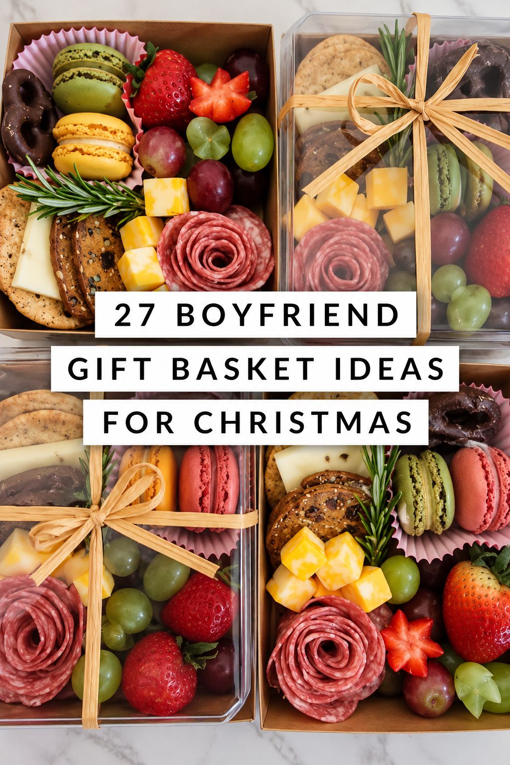 charcuterie box christmas basket