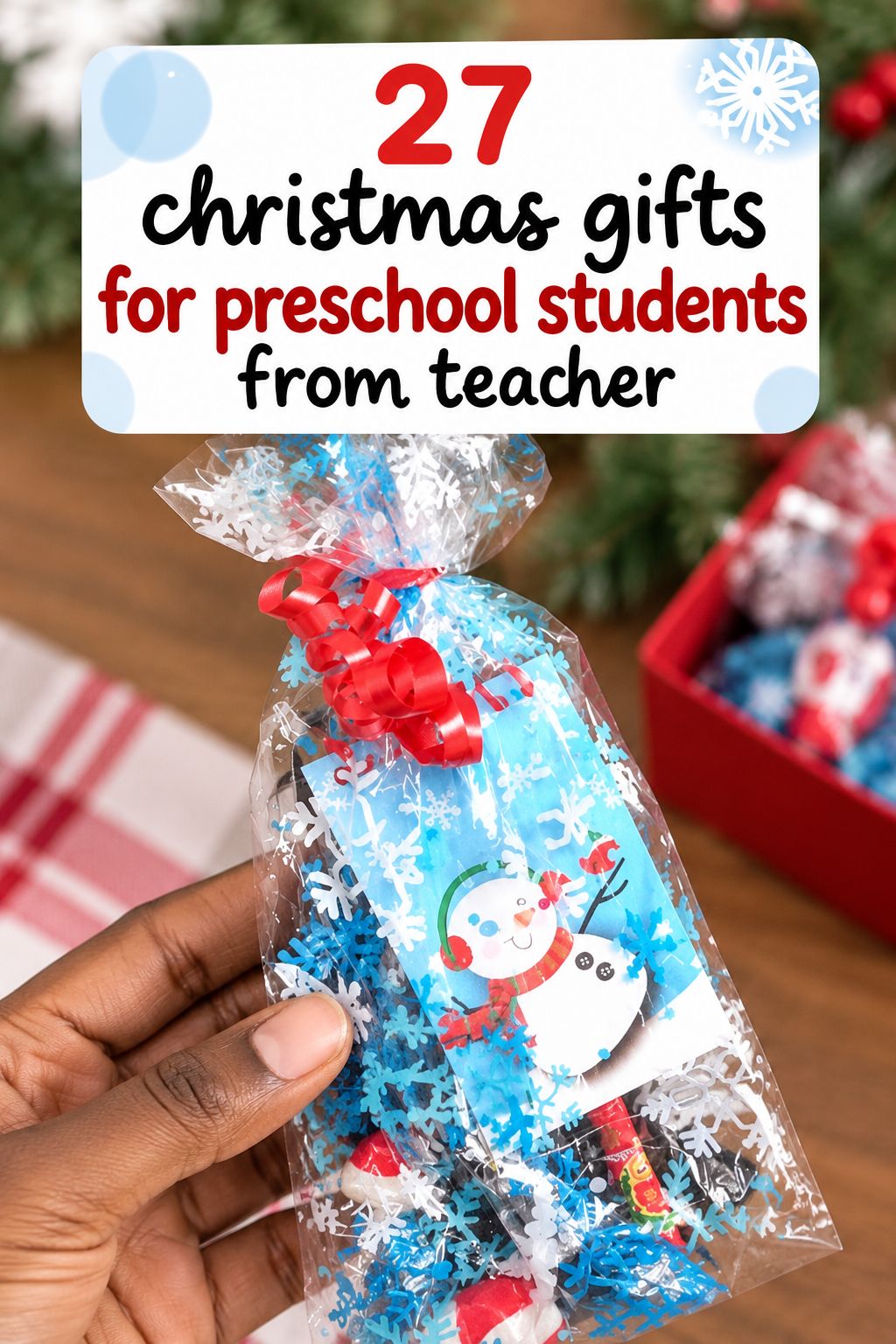 christmas gifts for preschool students from teacher