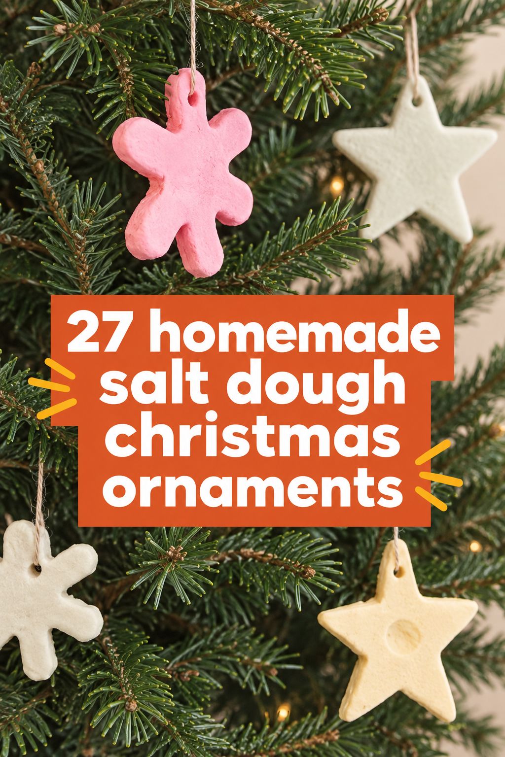 colored dough ornaments christmas ornaments