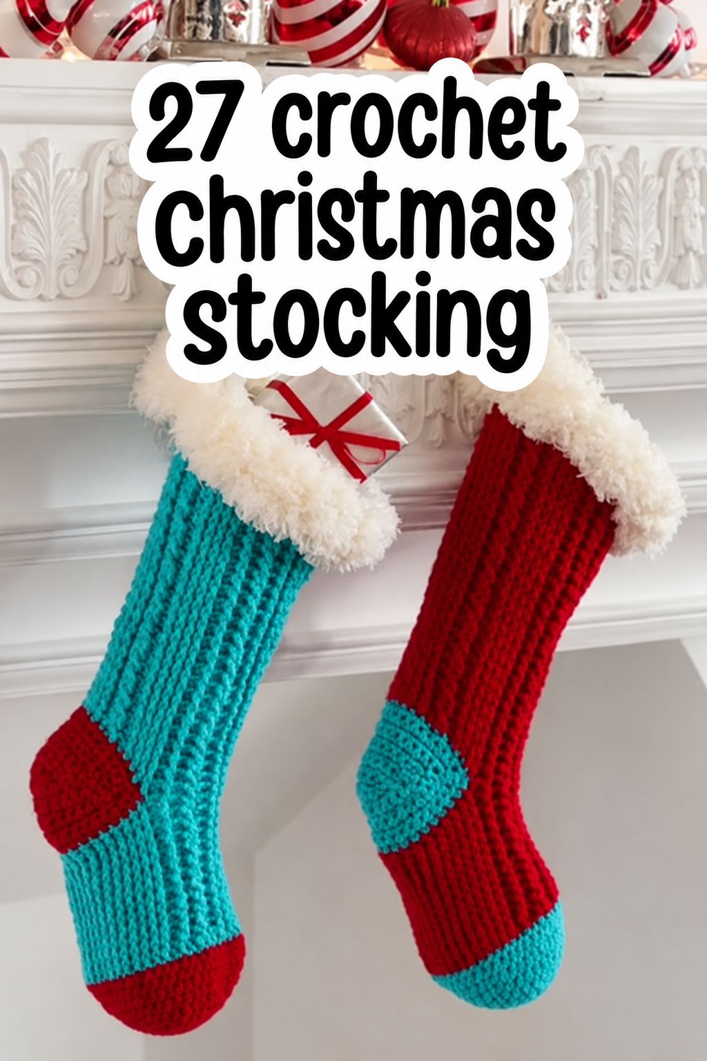 crochet christmas stocking