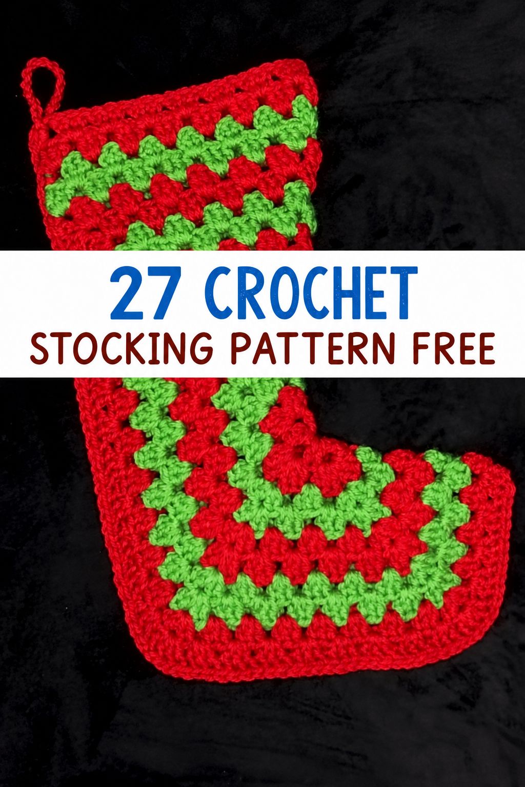 crochet stocking pattern free