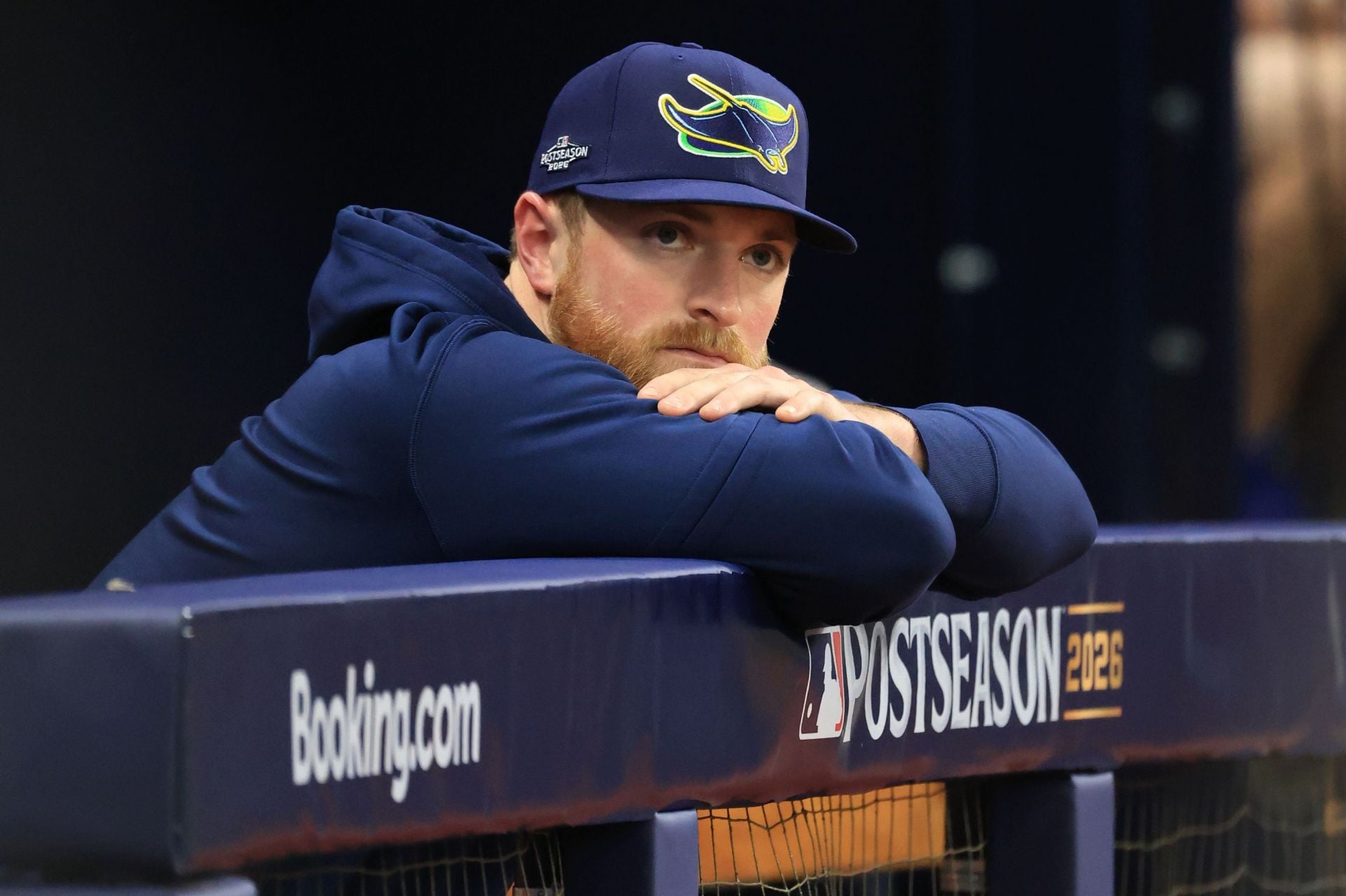 Drew Rasmussen, pictured at the ALCS between Cleveland Guardians and Tampa Bay Rays, could be on the move - Source: Imagn