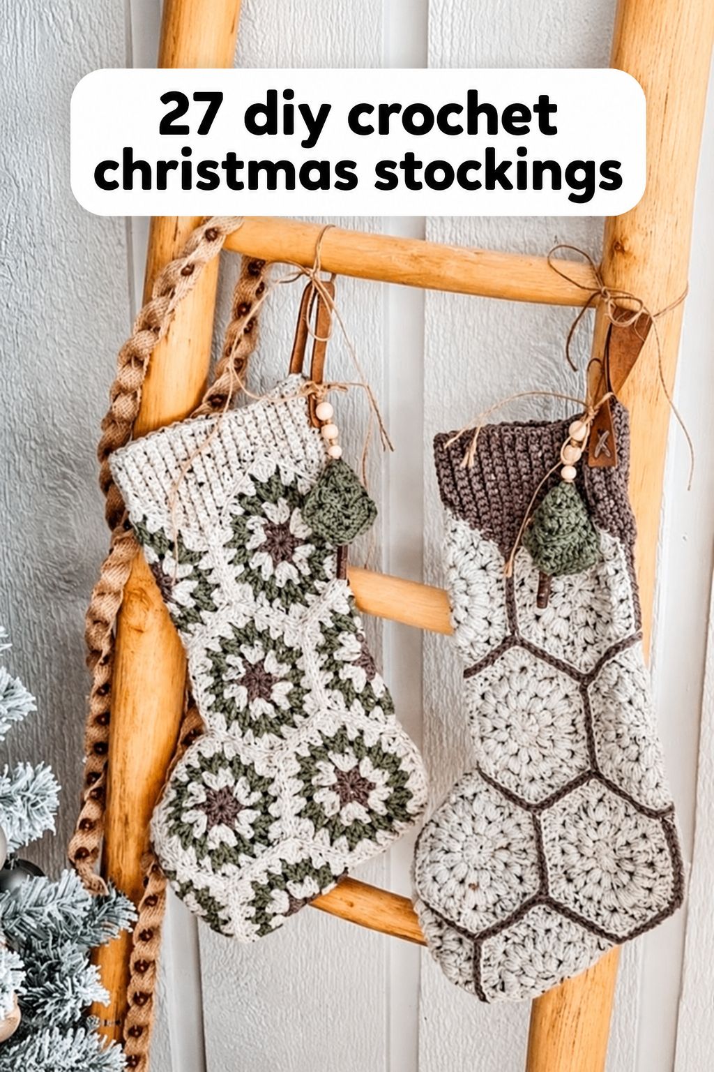 diy crochet christmas stockings