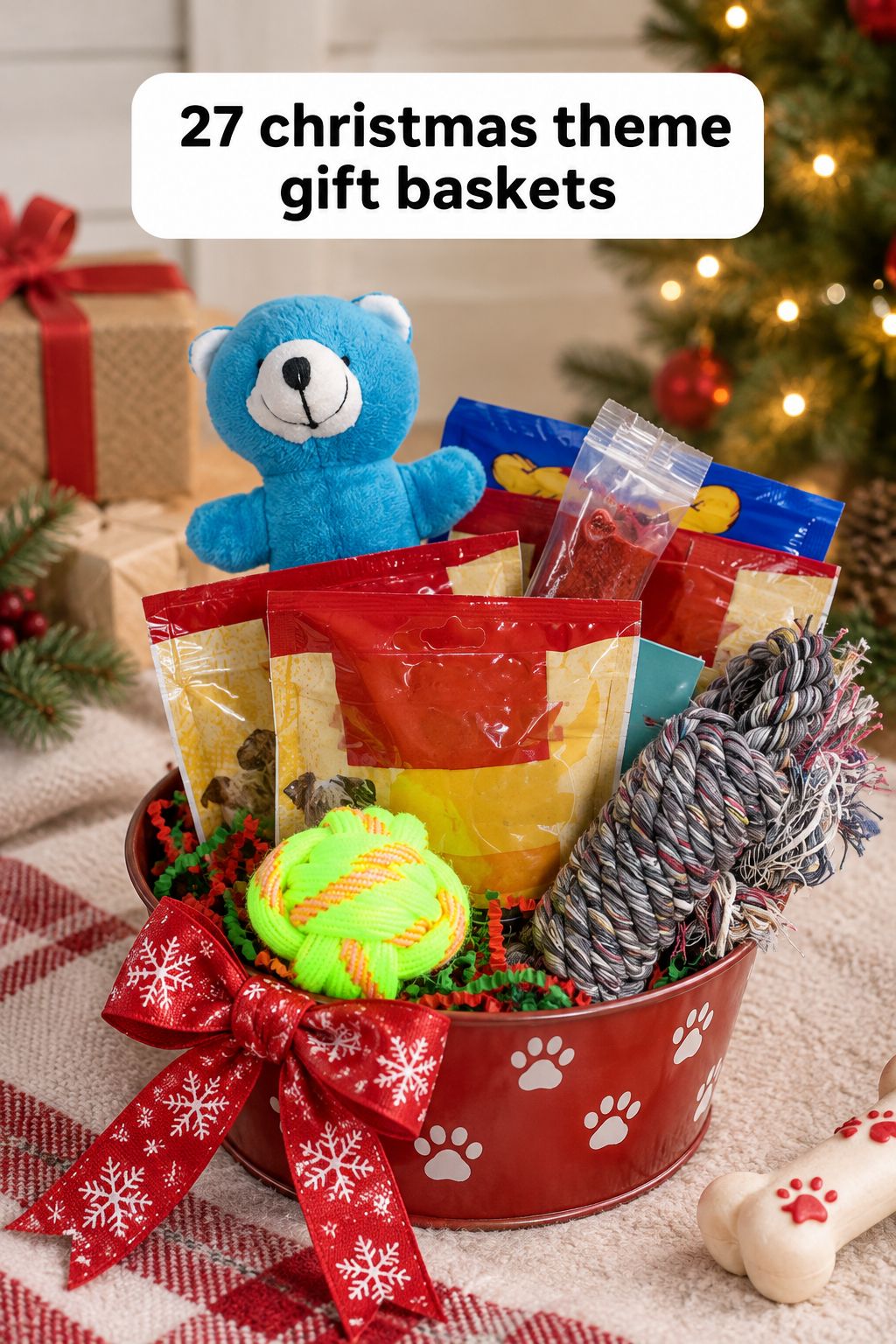 dog christmas gift basket christmas gift baskets