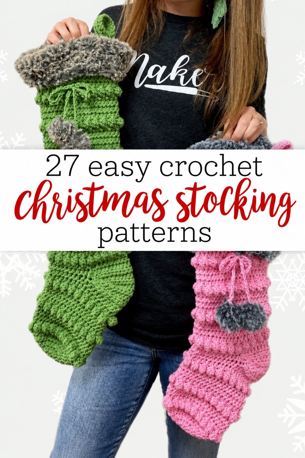 easy crochet christmas stocking patterns